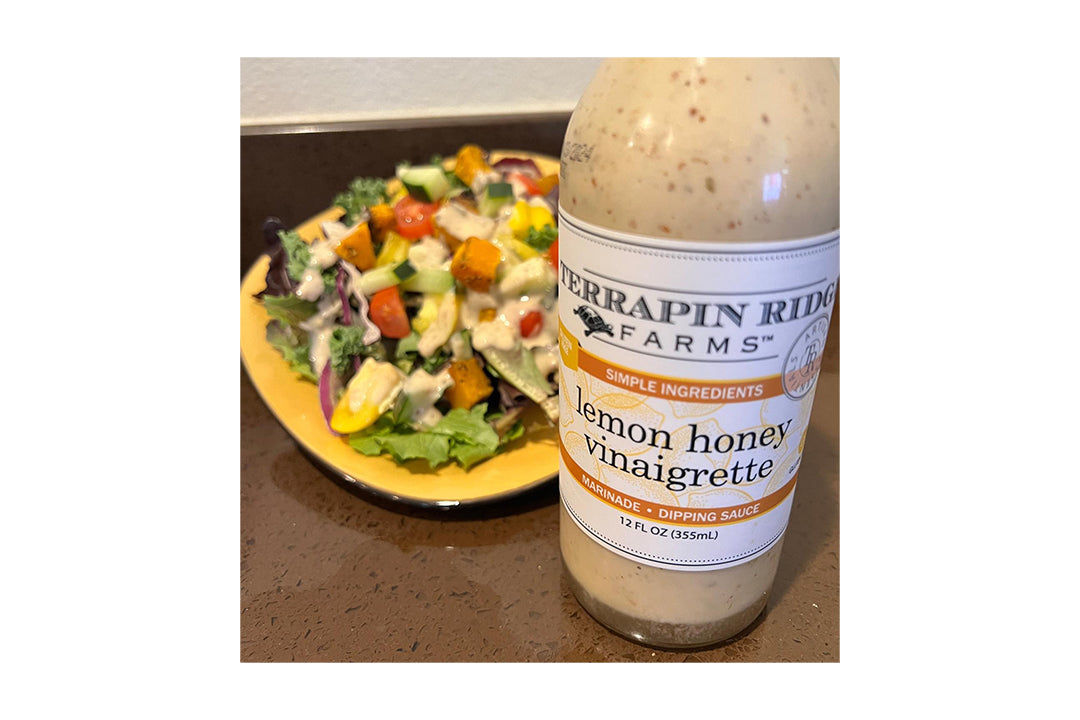 Lemon Honey Vinaigrette Salad with Terrapin Ridge Farms Lemon Honey Vinaigrette Lemon Honey Vinaigrette Salad with Terrapin Ridge Farms Lemon Honey Vinaigrette